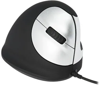 Mouse R-Go Tools HE Ergonomic Dreptaci USB Negru/sil