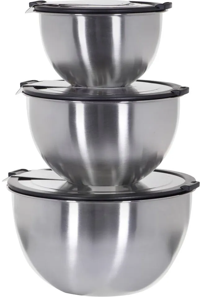 Gefu Boluri cu capace G-89430 3buc.(16, 20, 24 cm)