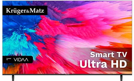 Televizor Kruger&Matz TV ULTRAHD 4K 55 INCH 140CM SMART VIDAA KRUGER&MATZ