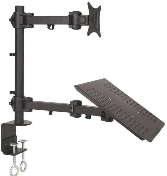 Suport TV / Monitor ART Holder L-23 Universal for monitor LCD/LED black 13-27''+notebook desk moutin