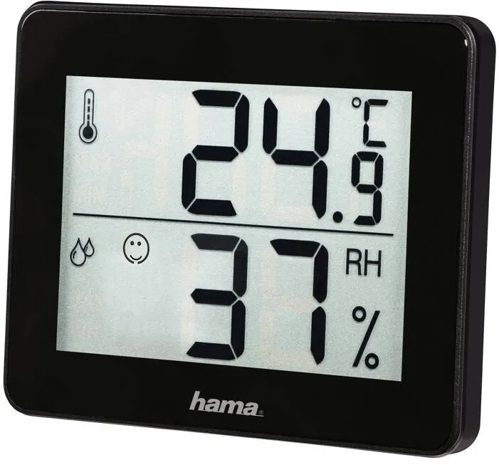 HAMA Statie Meteo Thermo/Hygrometr TH-130 black