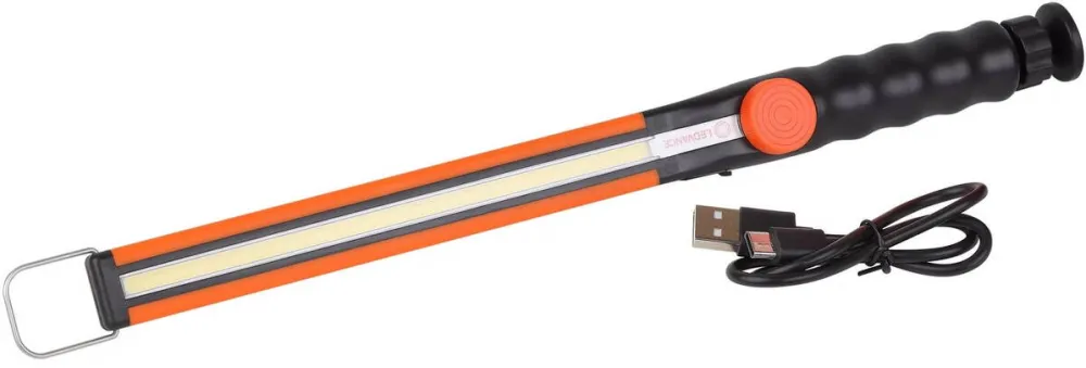LEDVANCE Lanterna LED multifunctionala LEDVANCE, 5W COB, 400 lm, dimabila, acumulator 1800 mAh inclus, utilizare auto, carlig, magnet, USB-C, IP22, cablu incarcare USP inclus, Portocaliu/Negru