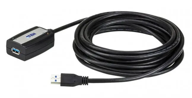 Switch KVM ATEN Cablu prelungitor ATEN UE350A USB3.0 5m Negru, Cablu