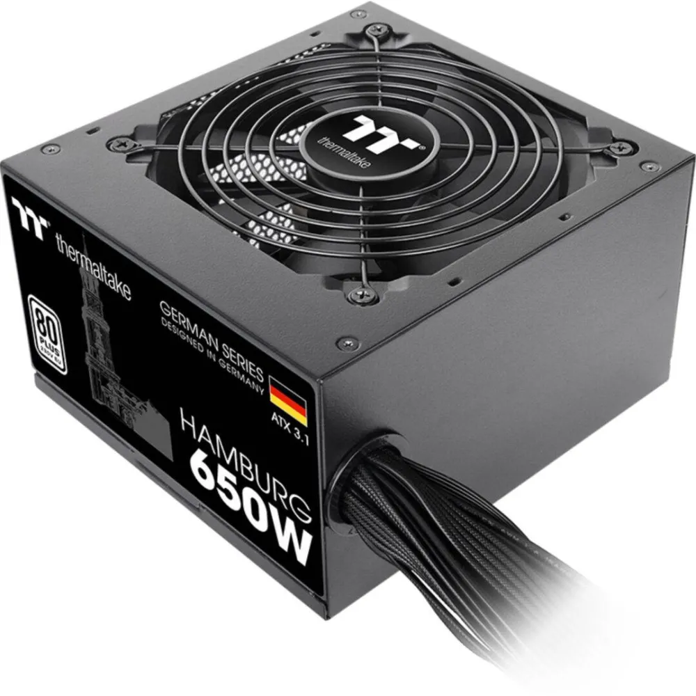 Sursa PC Thermaltake Sursa PC Thermaltake 650W 80+, ATX 3.1, 12cm