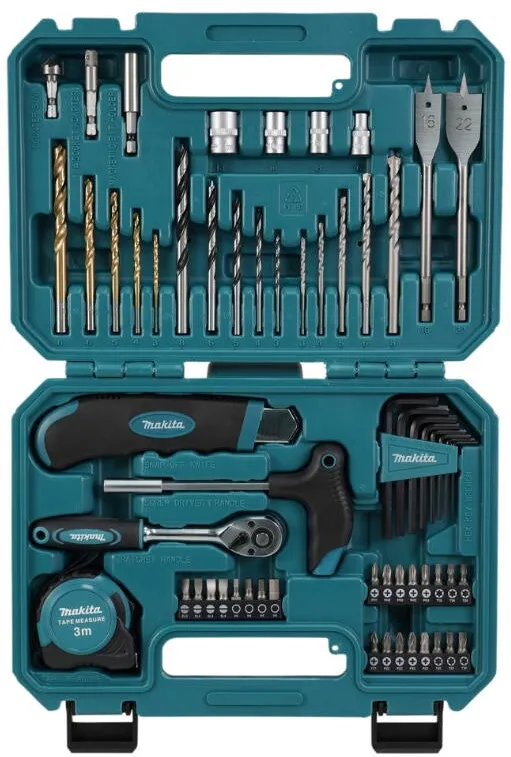 Makita Set de biti si unelte Makita E-15095, 60 piese Albastru