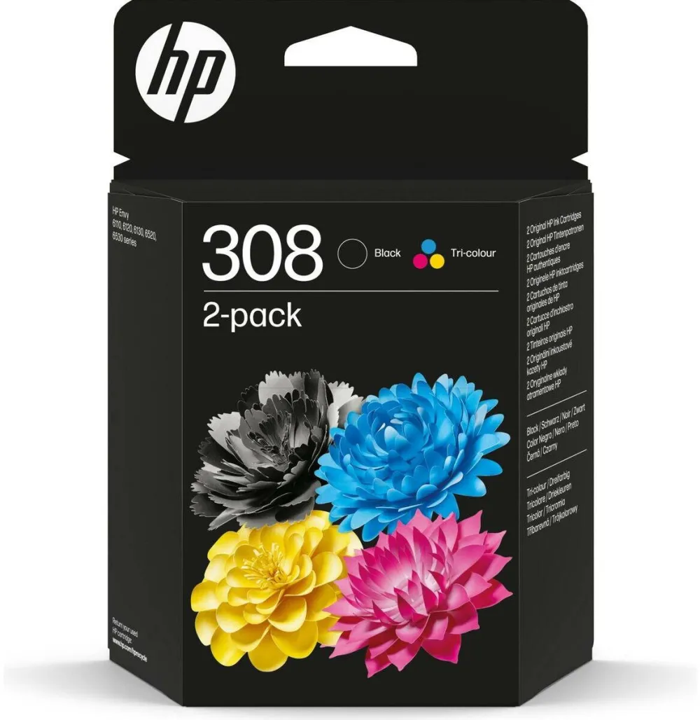 Cartus Imprimanta HP Set 2 Cartuse imprimanta, HP, Original HP, Pentru HP SERIES 6110 / 6120 / 6130 / 6520 / 6530, Multicolor