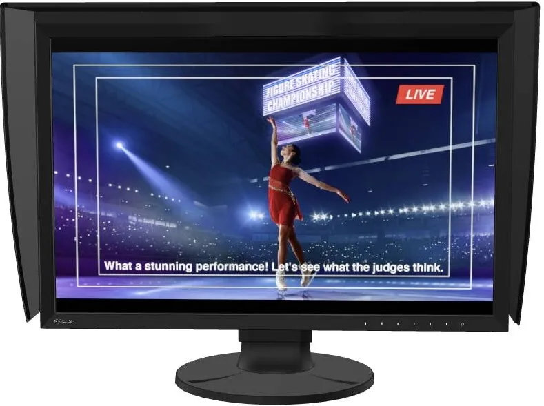 Monitor Eizo Monitor IPS LED Eizo 24.1" CG2400SV, WUXGA 1920 x 1200, HDMI, DisplayPort Negru