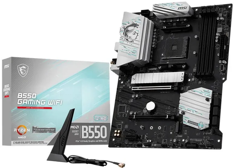 Placa de Baza MSI MSI B550 GAMING WIFI motherboard AMD B550 Socket AM4 ATX