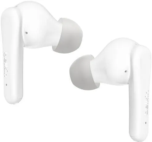 Casti Bluetooth BELKIN Casti Belkin SoundForm Rhythm, alb, cu microfon, Bluetooth
