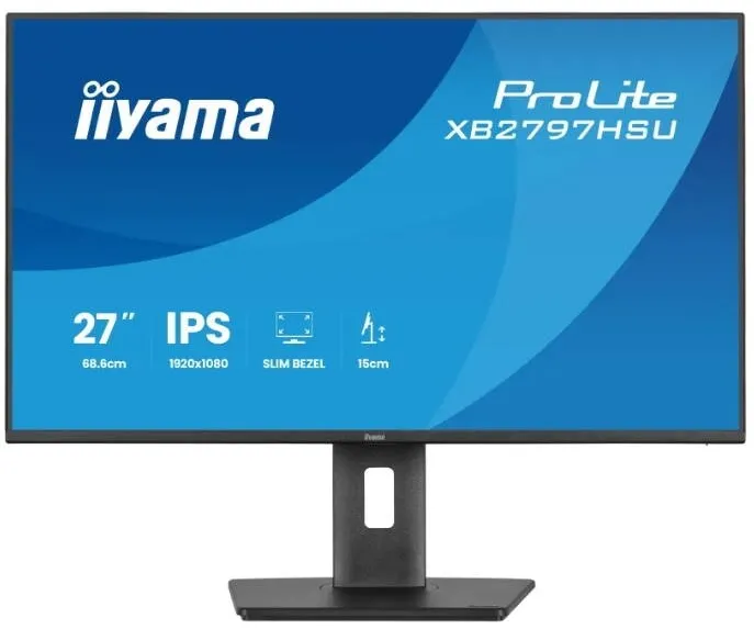 Monitor IIyama Monitor LED Iiyama 27", Full HD 1920x1080, Negru, 120 Hz, 4 ms