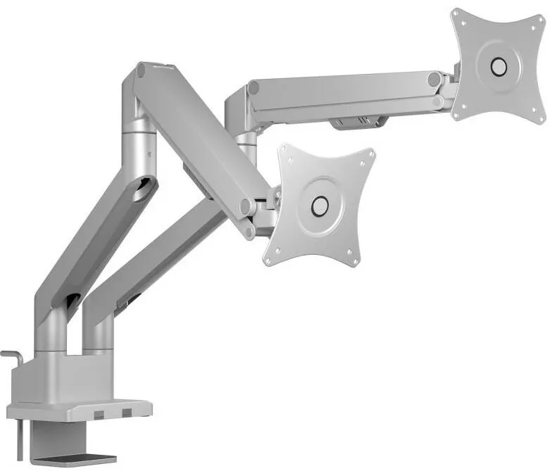 Suport TV / Monitor Icy Box Suport dual pentru monitoare Raidsonic IB-MS524-T, 17"-32", gri, montare pe birou