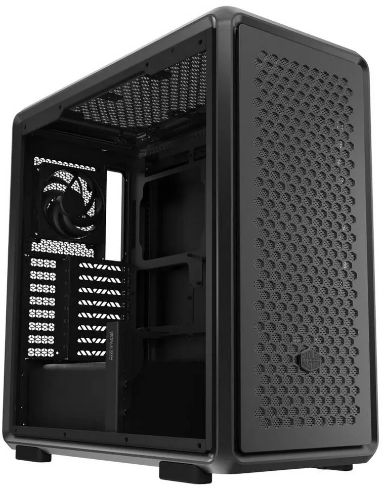 Carcasa PC Cooler Master Carcasa PC Cooler Master MasterFrame 600 open-frame ATX mid-tower, ventilatoare Mobius, negru - MF600-KGNN-S00