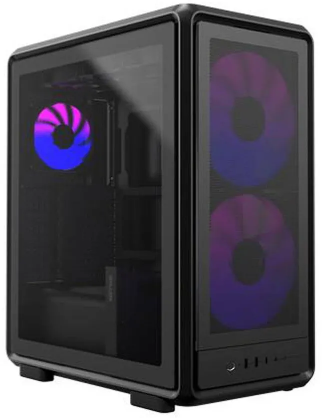 Carcasa PC Cooler Master Carcasa Cooler Master MasterFrame 500 Mesh Midi Tower, 2 ventilatoare 200 mm, negru, 471x261x544mm