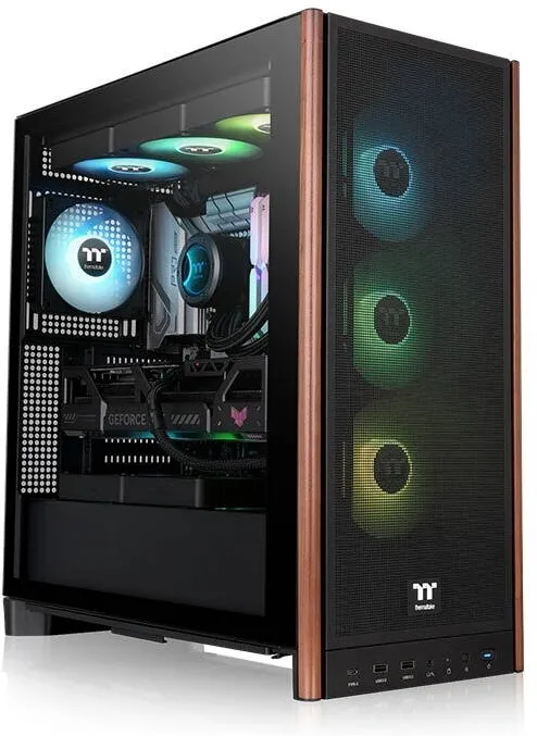 Carcasa PC Thermaltake Carcasa Thermaltake S370 WS, Middle Tower, Fara sursa Negru