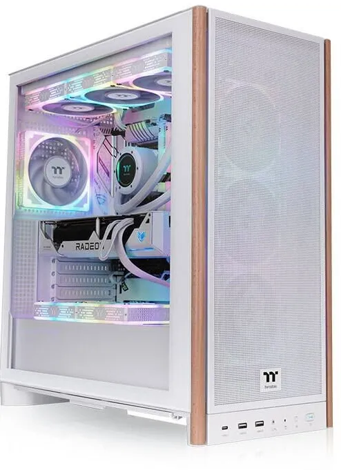 Carcasa PC Thermaltake Carcasa Thermaltake S370 WS, Middle Tower, Fara sursa Alb