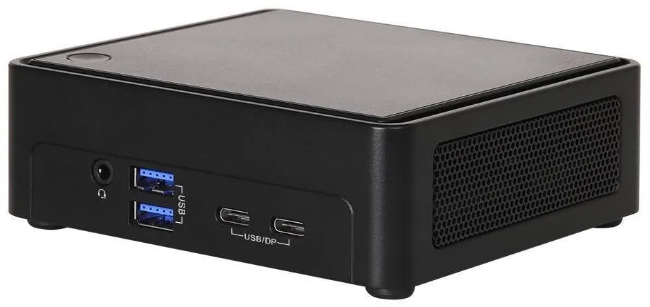 Sistem Mini ASRock Mini PC ASRock NUCS-Box-225H, Intel Core Ultra 5-225H, 4xUSB3.2, 118x110x38mm, negru