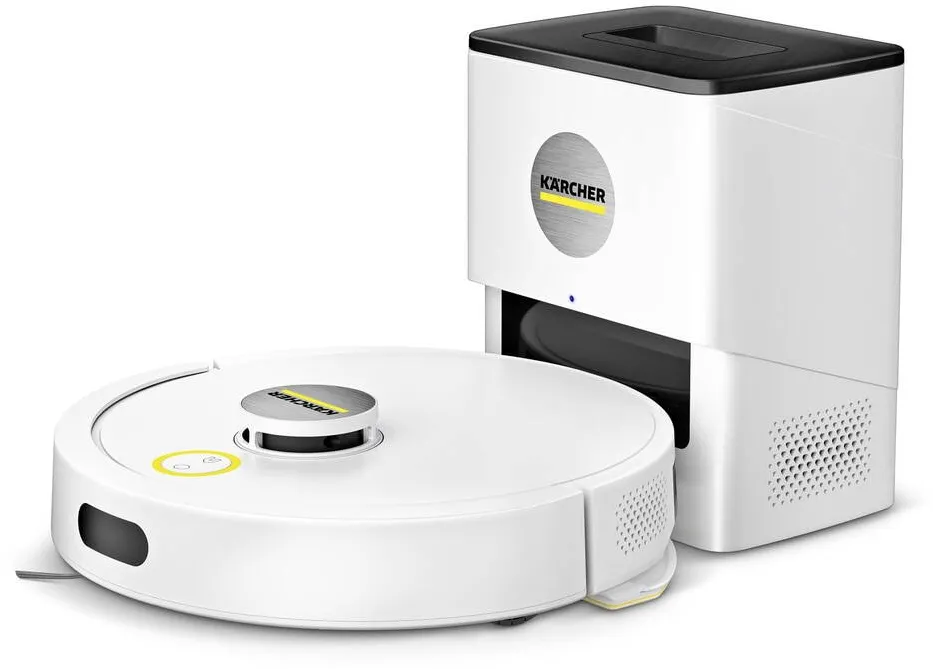 Karcher Aspirator robot cu functie de mop Karcher RVC 3 Comfort Extra, 2.6Ah, 15000 Pa Alb/Negru