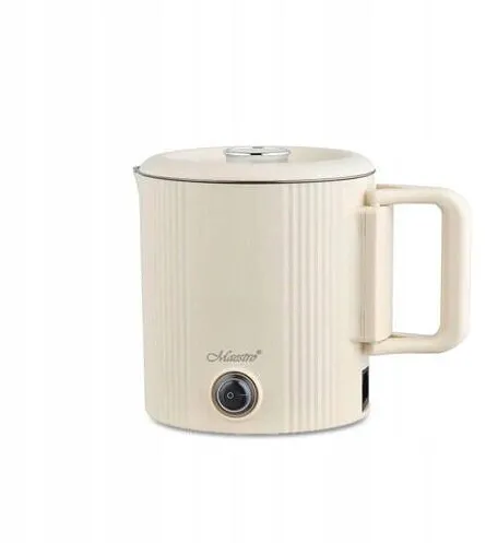 Maestro Cana electrica calatorie 2 in 1, Maestro, 0.8L, 600W, bej