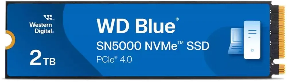 SSD WD Solid State Drive (SSD) Western Digital Blue SN5000 , NVMe™ M.2, 2TB