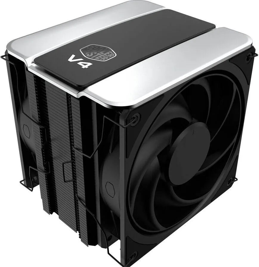 Cooler Cooler Master Racitor CPU COOLER MASTER V4 Alpha 3DHP, 2 ventilatoare de 120 mm, Negru