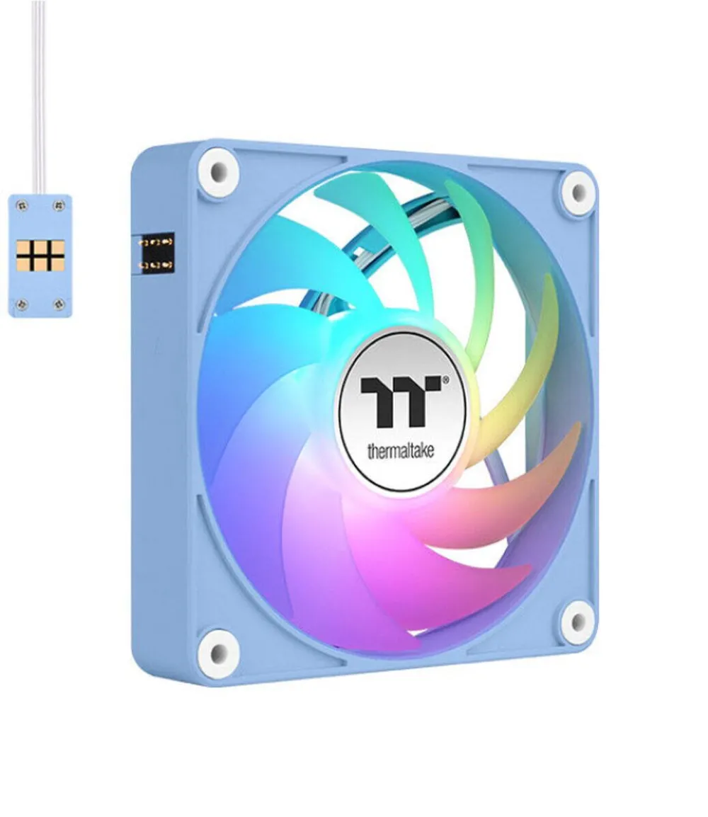 Thermaltake Ventilator PC Thermaltake, set 3 unitati, 12 cm, albastru