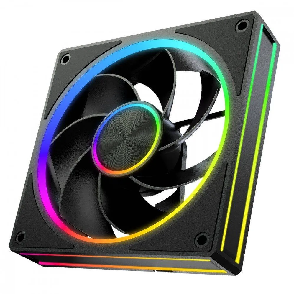 Modecom Ventilator PC MODECOM Volcano Loop 120 ARGB Reverse, iluminare ARGB, 120mm, negru