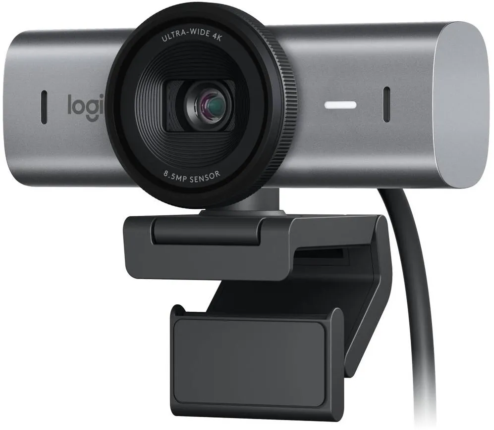Camera Web LOGITECH Camera web, Logitech, MX Brio 705 4K cu imbunatatire a imaginii bazata pe inteligenta artificiala, Gri