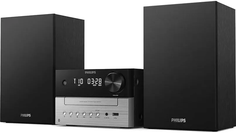Philips Philips TAM3505M2 Sistem Muzical Hi‑Fi Micro, cu Bluetooth, CD Player, USB, Radio Auracast FM si DAB, 85% Material PCR