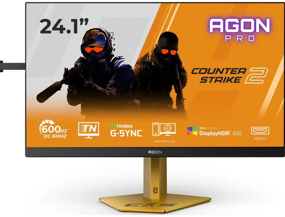 Monitor AOC Monitor AOC AGON PRO CS24A 600Hz Full HD Ultra-Fast TN eSports 0.3ms 24inch Negru
