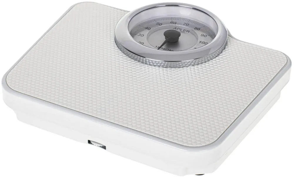 Adler Cantar De Baie Mecanic, Adler, AD 8180, Greutate Maxima 136 kg, 31x35x .5 cm, Plastic, Alb