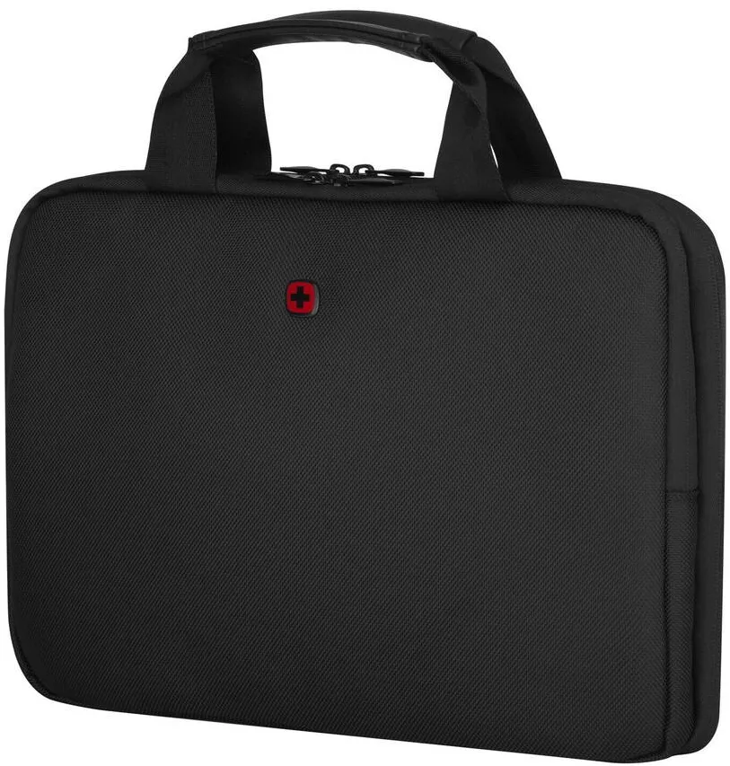 Wenger Geanta laptop, Wenger, Poliester, Compartimentat, Negru, 14"