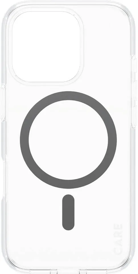 PanzerGlass Husa de protectie PanzerGlass Hard Care Urban Combat MagSafe pentru iPhone 16 Pro, Transparent/Negru