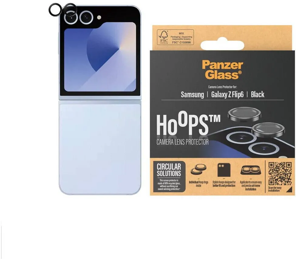 PanzerGlass Folie de protectie camera PanzerGlass Hoops din sticla pentru Samsung Galaxy Z Flip6