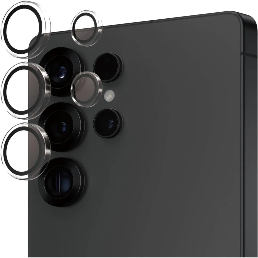 PanzerGlass Folie de protectie sticla camera PanzerGlass Hoops pentru Samsung Galaxy S25 Ultra, Transparent
