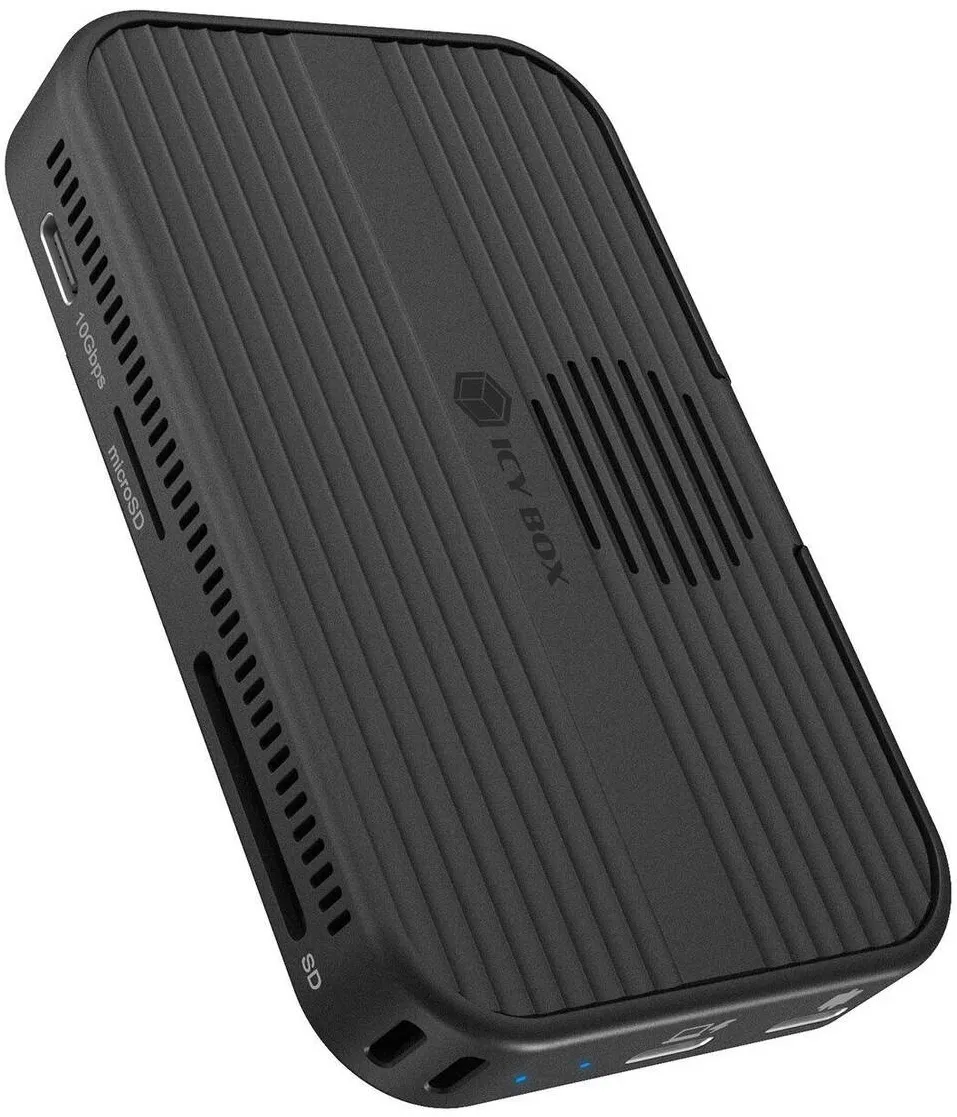 Docking Station Icy Box Statie de andocare ICY BOX IB-DK4071M-CU31, USB 3.2 Gen 2 Type-C, 10 Gbit/s, 62x100x14mm, negru