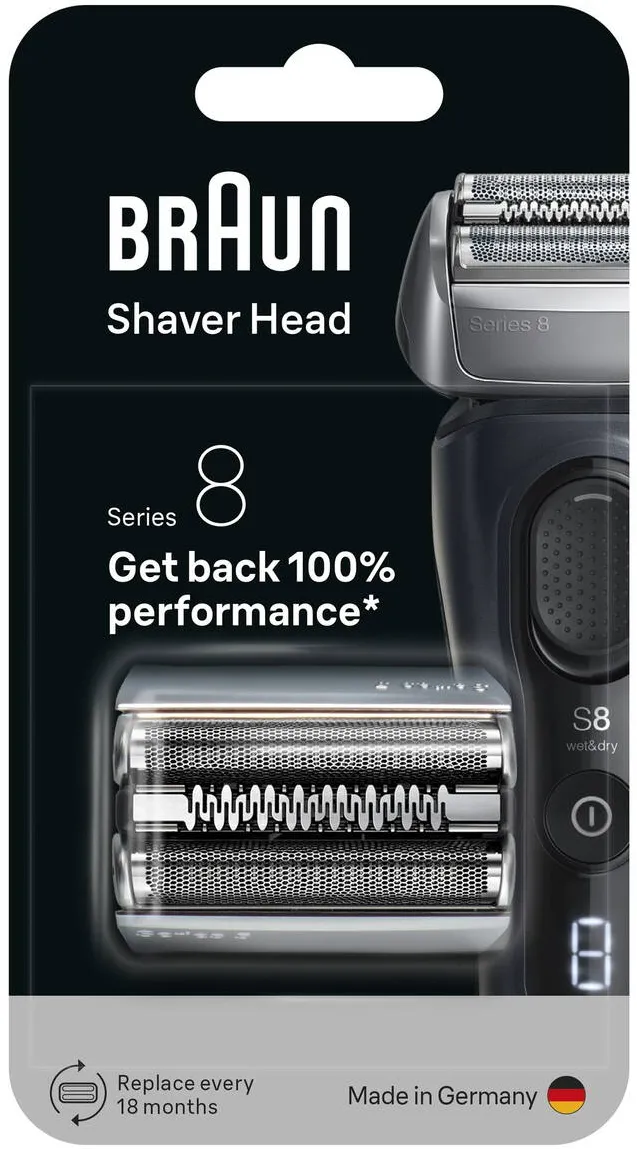 BRAUN Rezerva aparat electric de ras Braun Seria 8 83M ORIGINAL, Revino la Performanta de 100%, Compatibil cu Aparatele de Ras Series 8