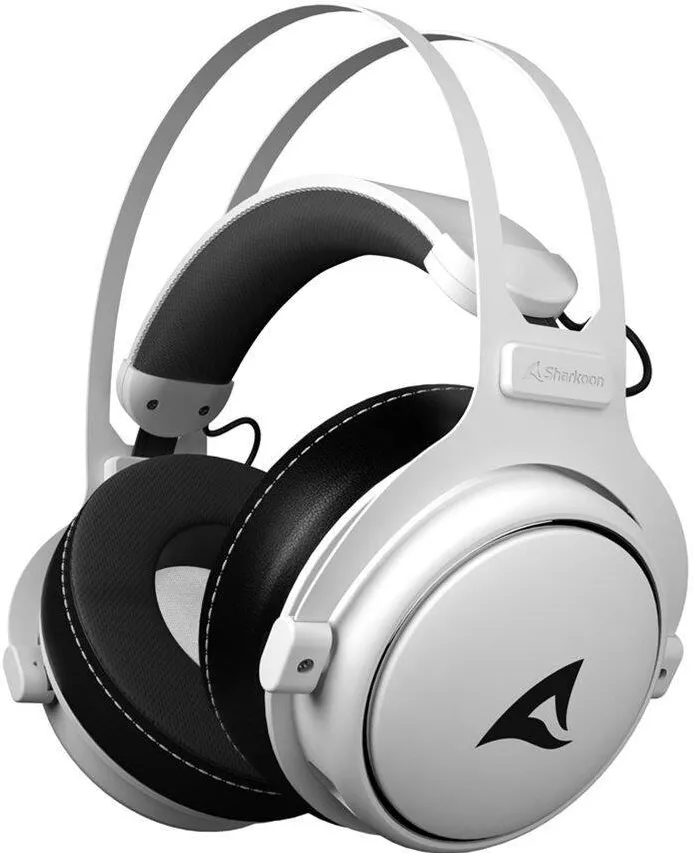Casti Over-Head Sharkoon Casti Sharkoon Skiller SGH50 alb, 237878, microfon/casti