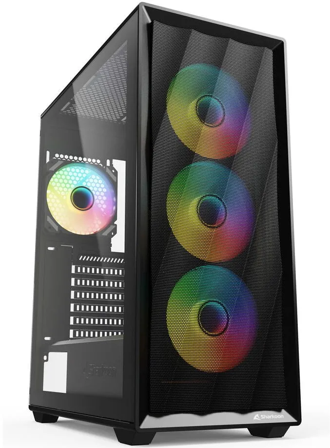Carcasa PC Sharkoon Carcasa Sharkoon VK4 ARGB, ATX, Tempered Glass, 4x 120 ARGB Fan, ARGB Controller