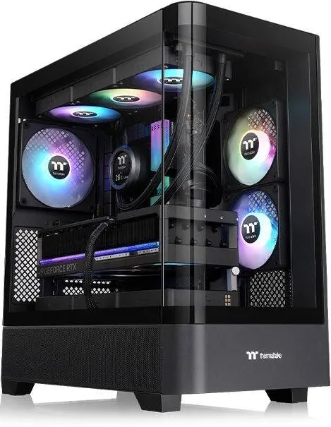 Carcasa PC Thermaltake Carcasa, Thermaltake, View 290 ARGB, sticla securizata, RGB, negru, 497x242x477mm