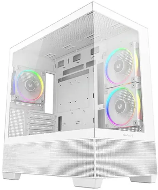 Carcasa PC Deepcool Carcasa Deepcool CG380 3F, Middle Tower, Fara sursa Alb