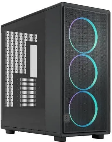 Carcasa PC Fractal Design Carcasa Fractal Design Epoch XL Light Tint, iluminare RGB, Full Tower, Fara sursa Negru