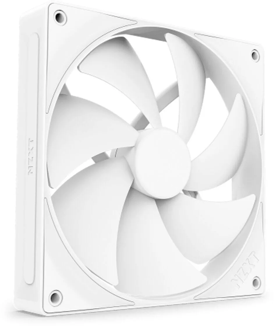 NZXT Ventilator PC NZXT F140P, alb, 14x14cm, 30 dB, 500-1700 rpm