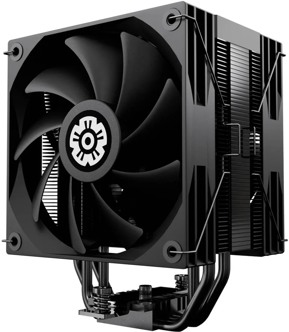 Cooler Enermax ETS-T41D, Intel / AMD, Support 220W+ TDP, 2x PWM Fans, Display, Negru