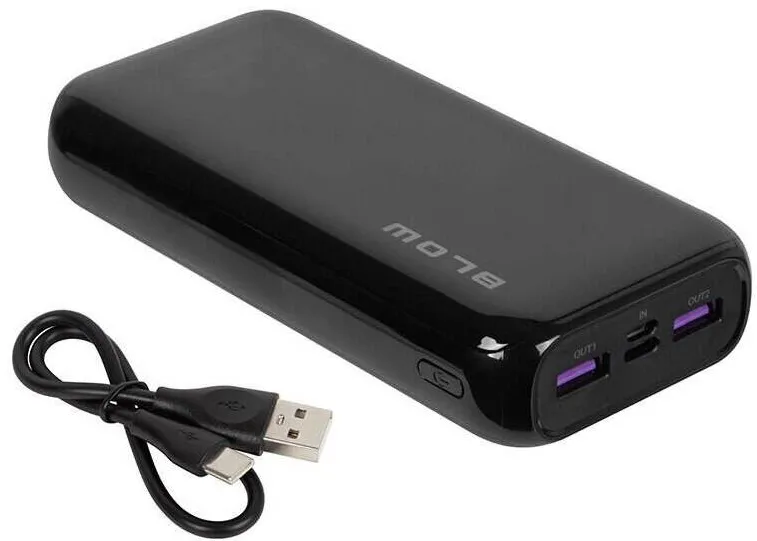 Blow Baterie externa Blow 20000mAh, USB-C, neagra