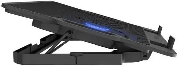 Accesoriu Laptop Natec Stand de racire pentru laptop, Natec, Dipper 2 12, 1-17, ventilator de 3 inchi, lumina LED, 2 USB