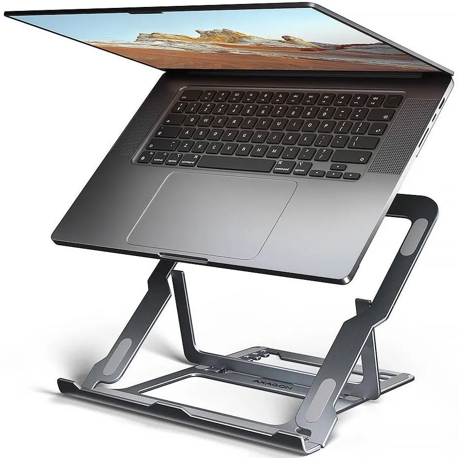 Accesoriu Laptop AXAGON Stand notebook AXAGON STND-LAG, ajustabil, compatibiliate 10" - 17.3", Gri