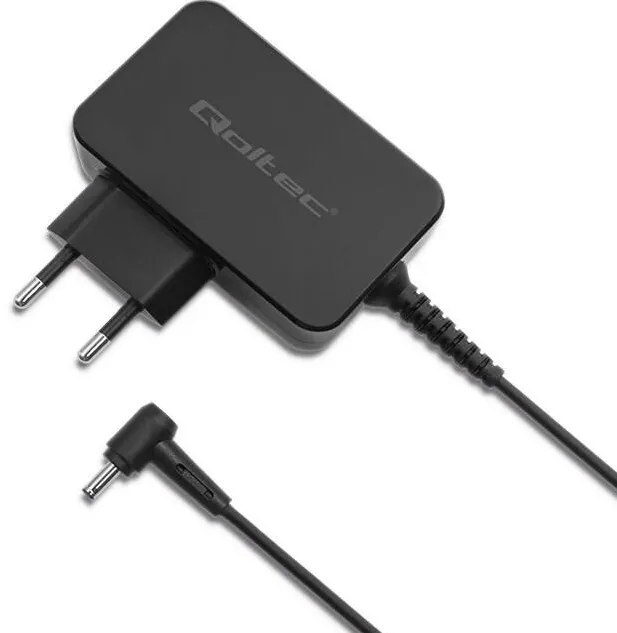 Accesoriu Laptop QOLTEC Incarcator Pentru Ultrabook Asus Cu Cablu, Qoltec, 52391, Putere: 45W, Tensiune De Iesire: 19V, Intensitate De Iesire: 2.37A, Conector: 4.0 * 1.35 mm, 90 x 75 x 30 mm, Negru