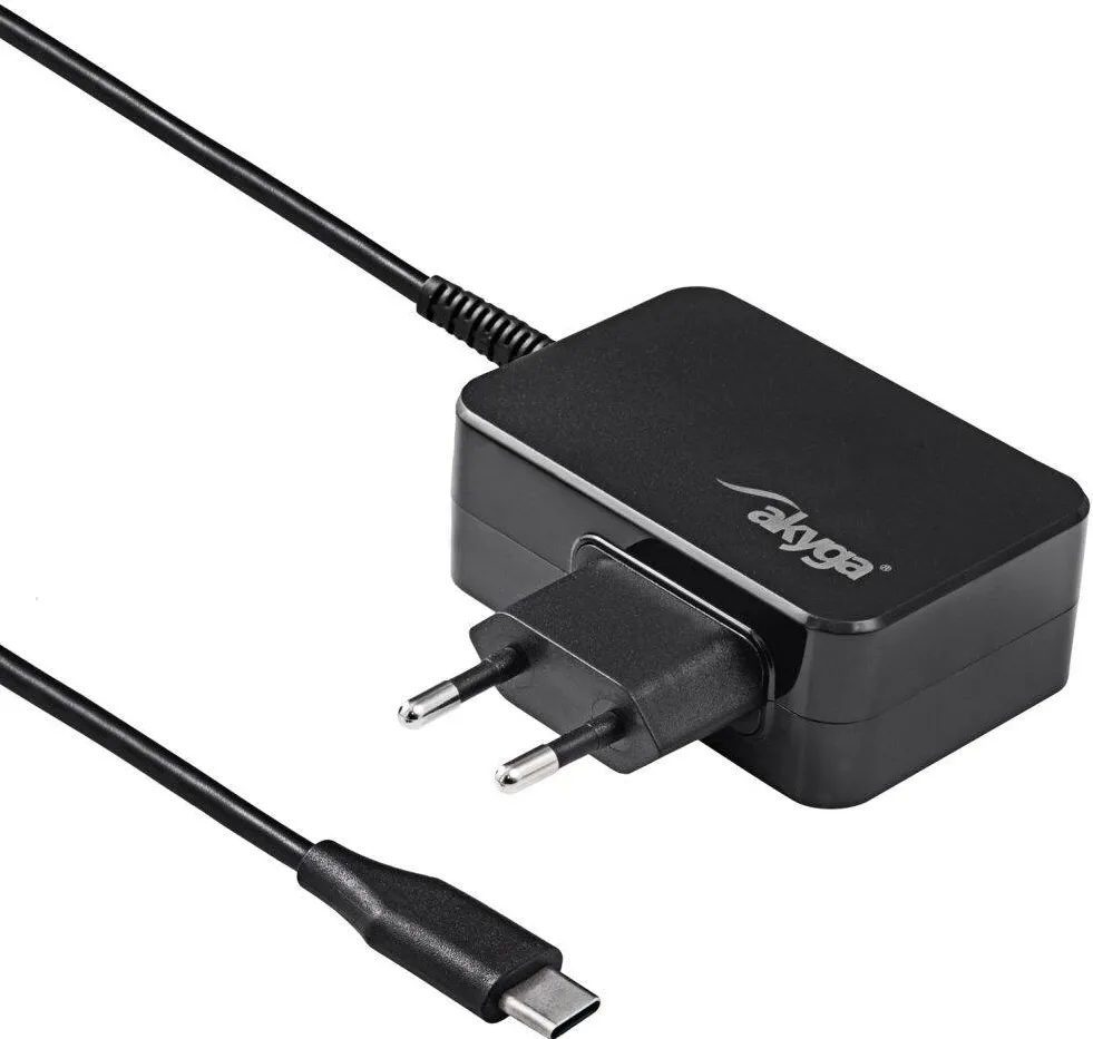 Accesoriu Laptop AKYGA Incarcator telefon Akyga AK-ND-81, USB-C, Power Delivery 3.0, 65W, negru, 1.8m