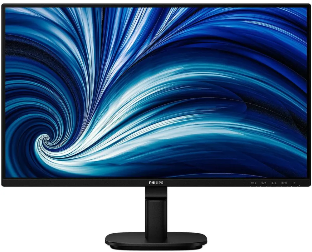 Monitor Philips Monitor LED IPS Philips 24B2N2200, 23.8", Full HD (1920x1080), 120Hz, 4ms GTG, Adaptive Sync, FlickerFree, Boxe 2W x2, HDMI, DisplayPort, VESA, negru