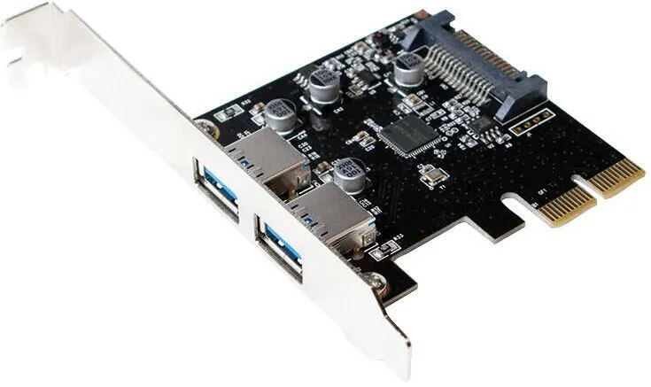 Placa de Retea Logilink Card PCIex adaptor la 2x USB3.1 tip A, LogiLink PC0080